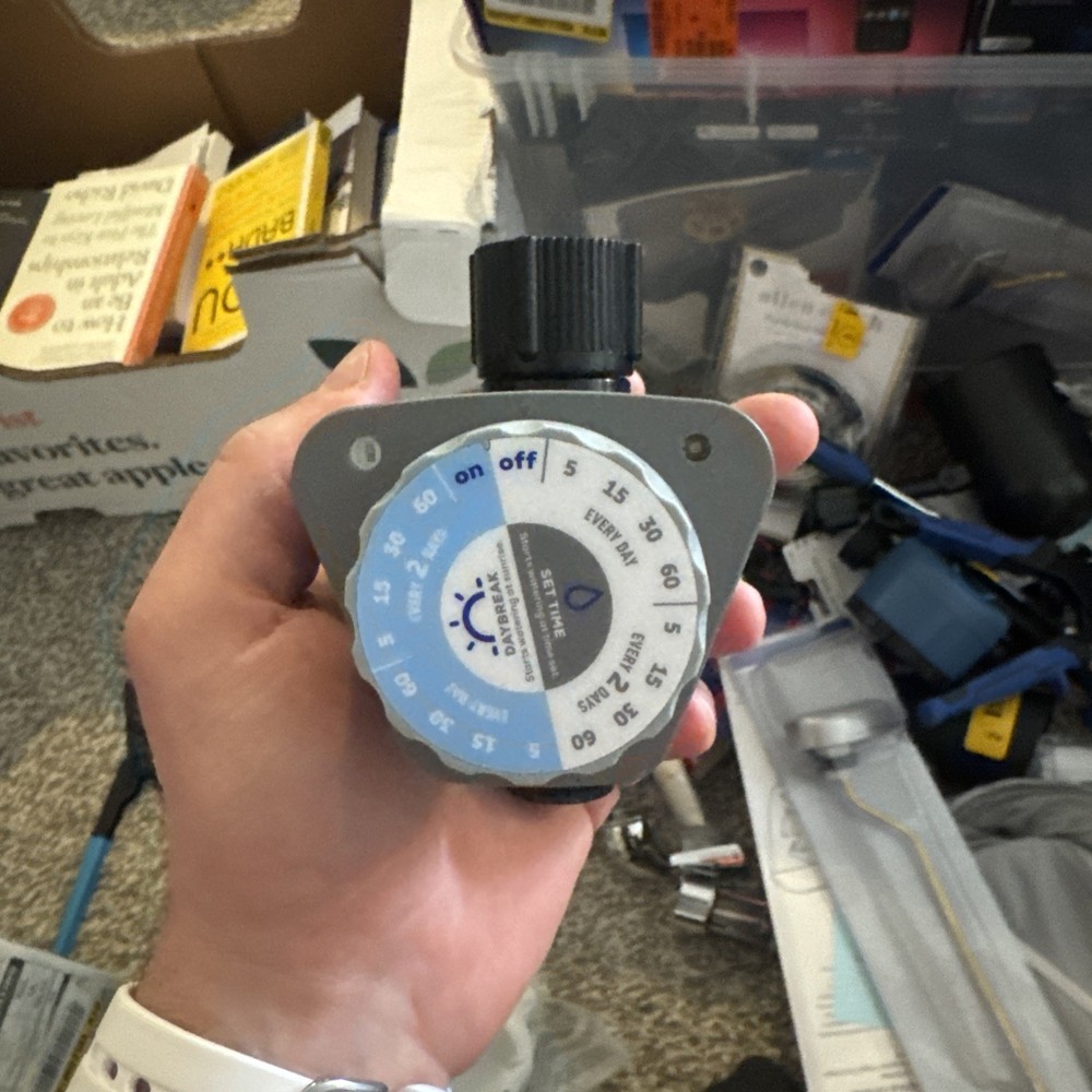 Orbit Single Outlet Hose Watering Timer Daybreak Automatic Gray 62045