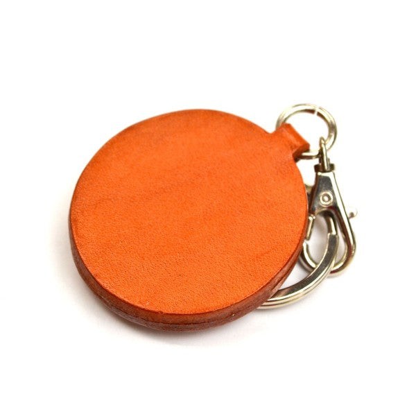 Munch's The Scream Leather plate Keychain
