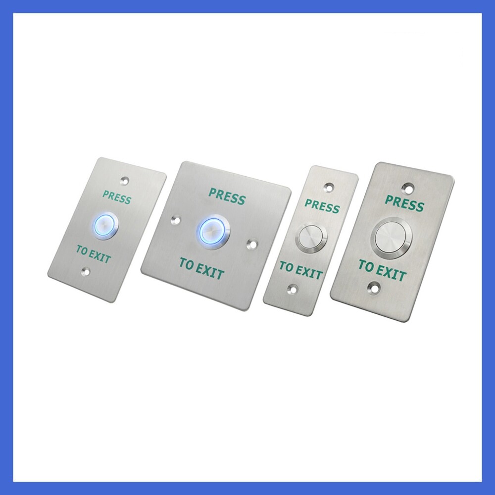 Waterproof  Access Control Switch  86 Type Self  Resetting Switch Panel