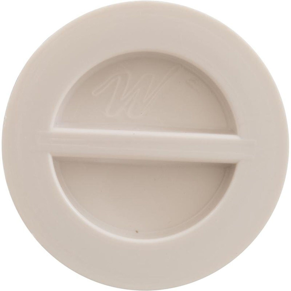 Flush Plug 1 1/2"With Gasket - White