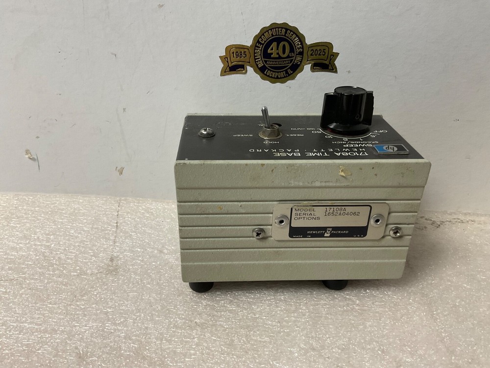 Agilent Hewlett Packard HP 17108A Time Base module no battery