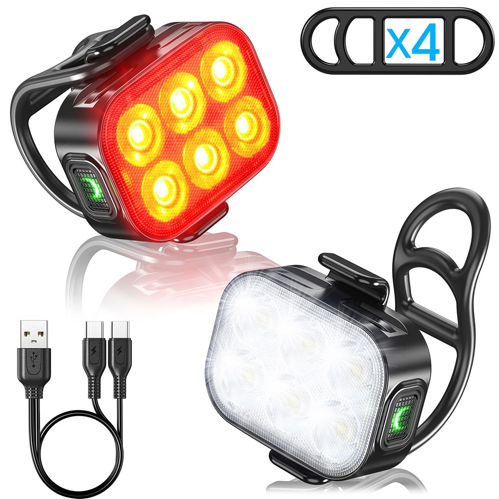 Memory Function Bike Light Set for Scooters Strollers And Backpacks Last Setting