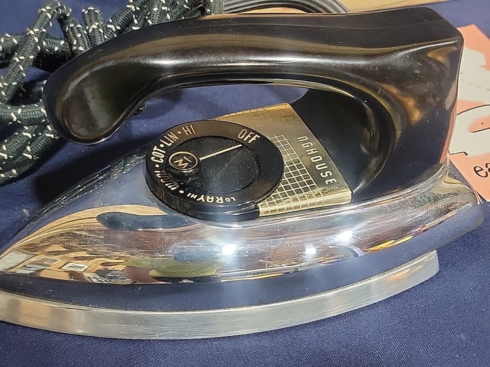 WESTINGHOUSE MANSFIELD OPEN HANDLE IRON IN ORIGINAL BOX