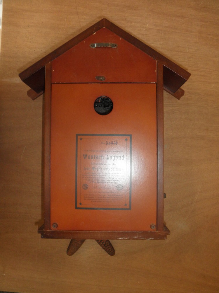 Cuckoo Clock John Wayne battery operated working 1 Day CK3009