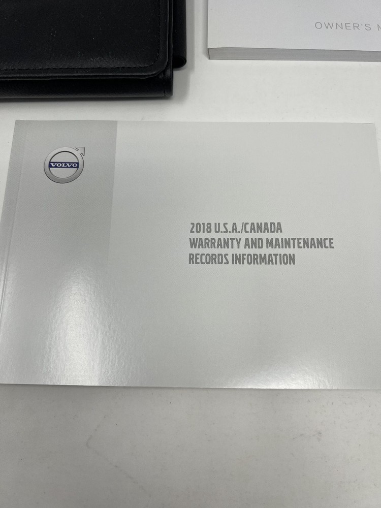 2018 Volvo S90 Owners Manual OEM Complete Set