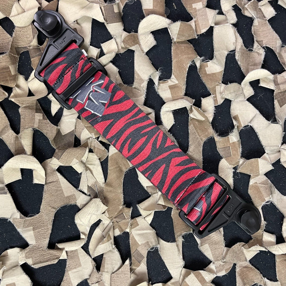 NEW KM Paintball EVS Goggle Strap - Tigers Blood