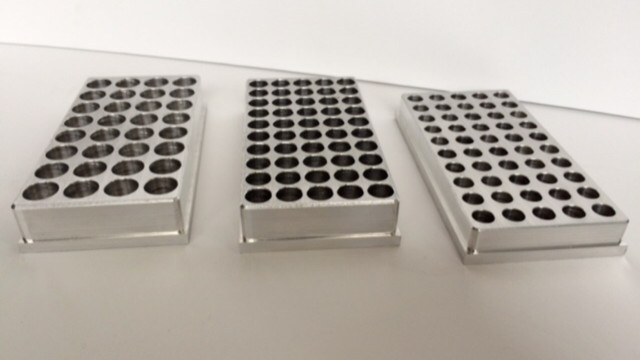 25 ACP Ammo Reloading Block Solid Aluminum 50 rounds