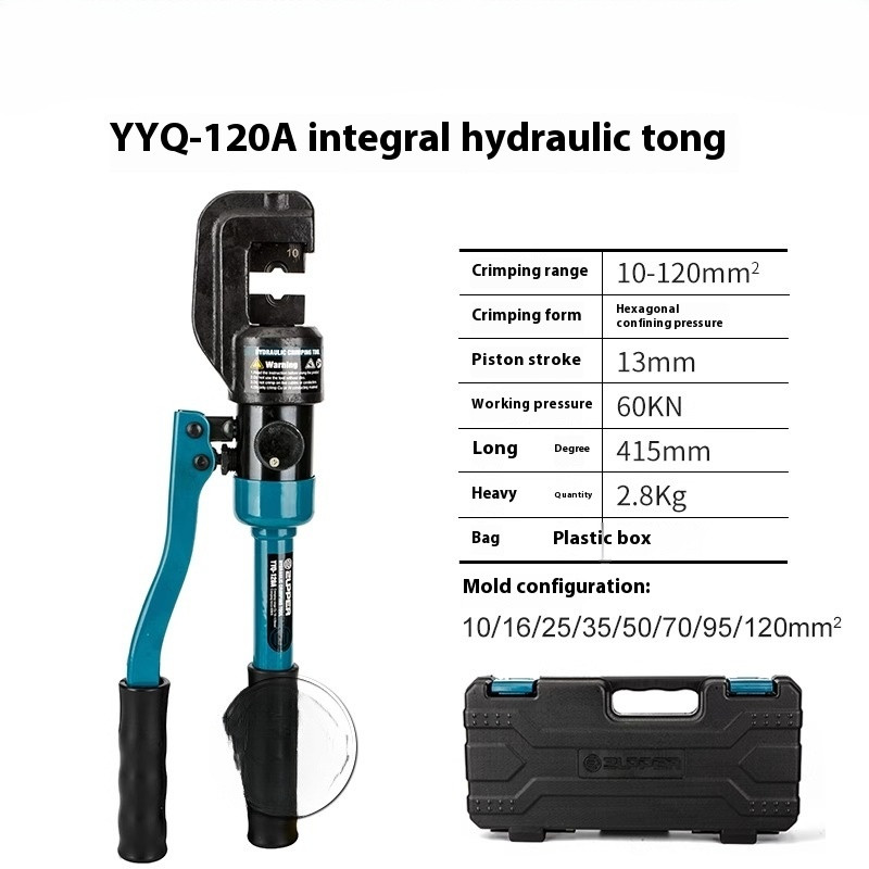 Hydraulic Cable Lug Crimper Crimping Tool 10-120mm2 Electrical Cable Wire Tool