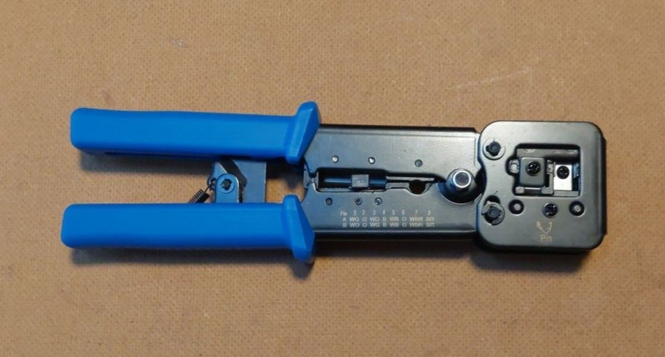 RJ45 Crimp Tool Ethernet Cable Crimper