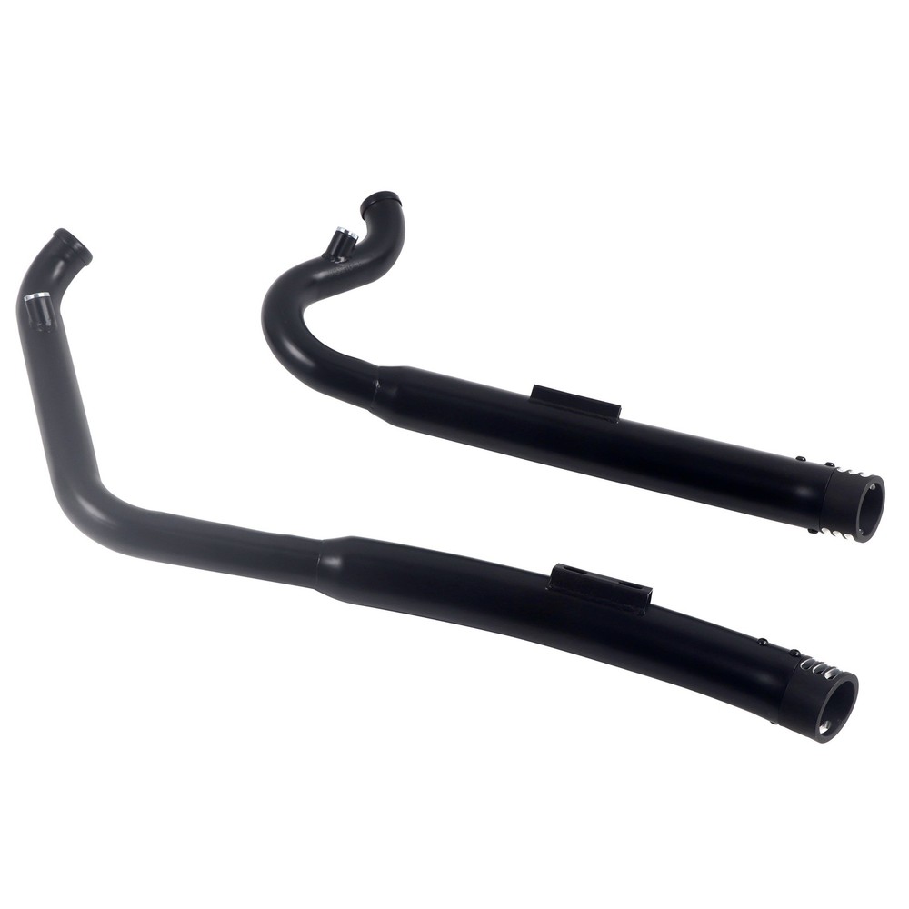 Black Power Boosted Exhaust Pipes Harley Dyna 2006 - 2017, Better Performance,