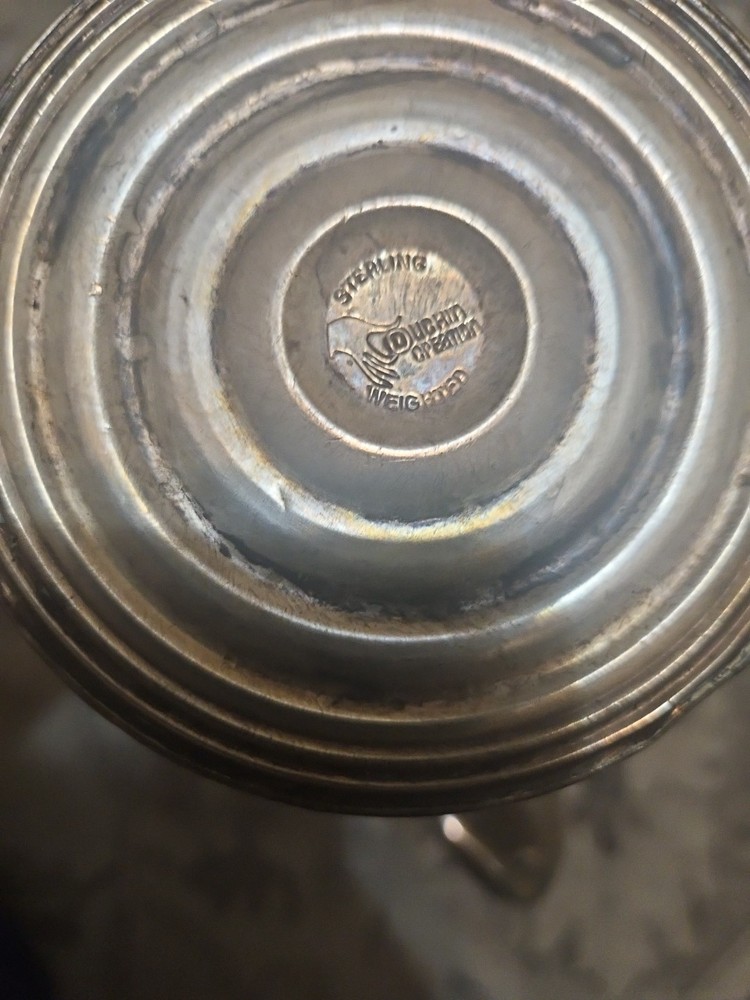 A Pair Duchin Creation Weighted Sterling Candle Holders