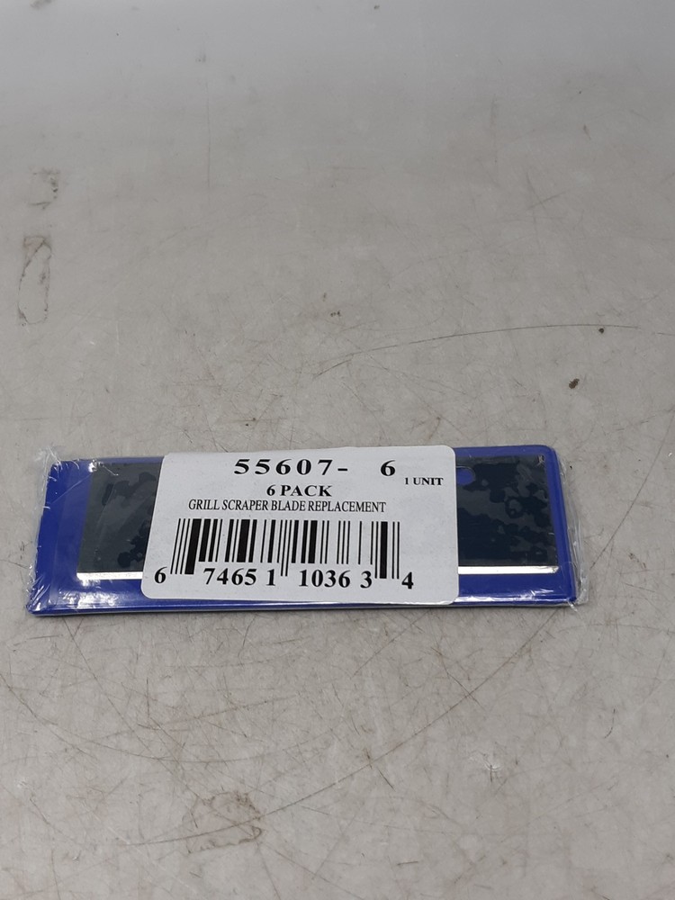 Grill Scraper Blade Replacement 6 Pack Model 55607-6