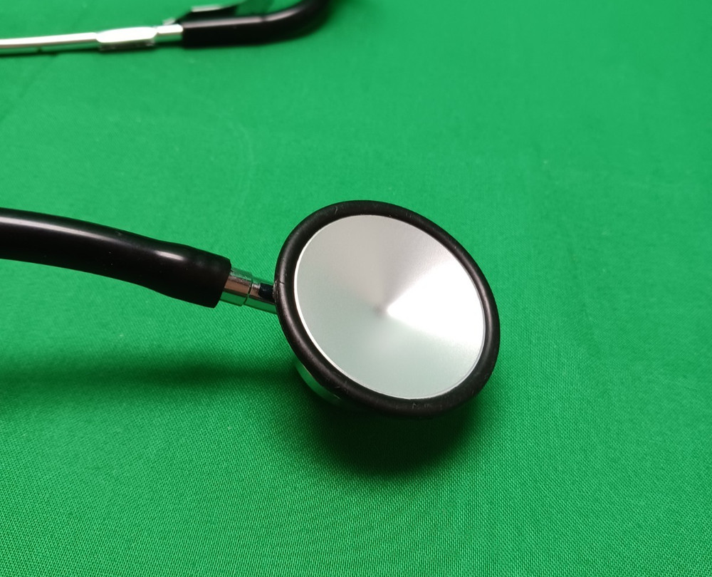 Dual Head Stethoscope Black Unbranded