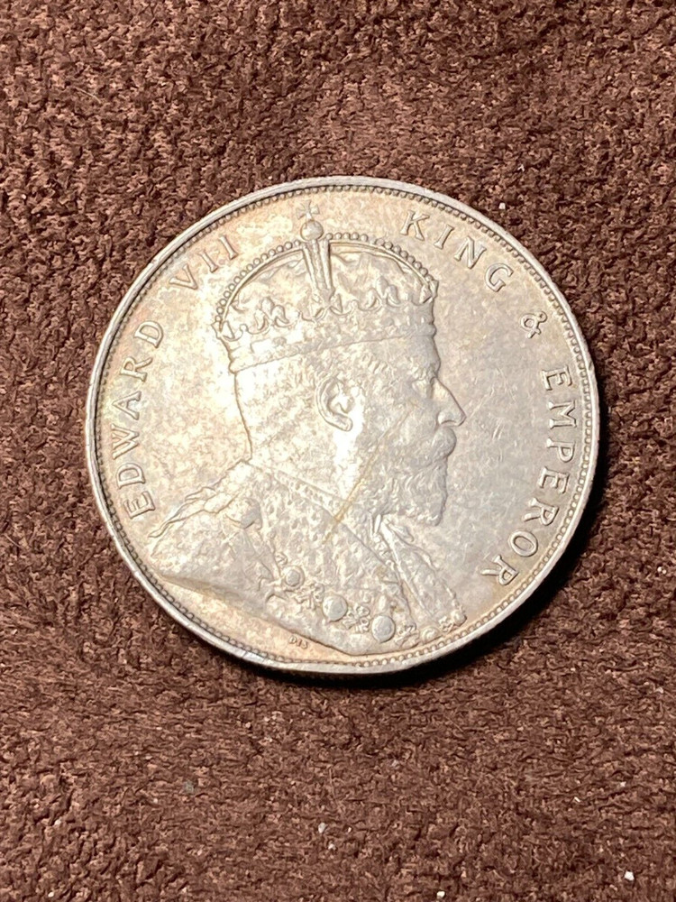 1907 STRAITS SETTLEMENTS DOLLAR KM26