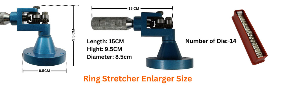 Ring Stretcher Expander Size Machine Roller for Stone Set And Plain Bands Tool