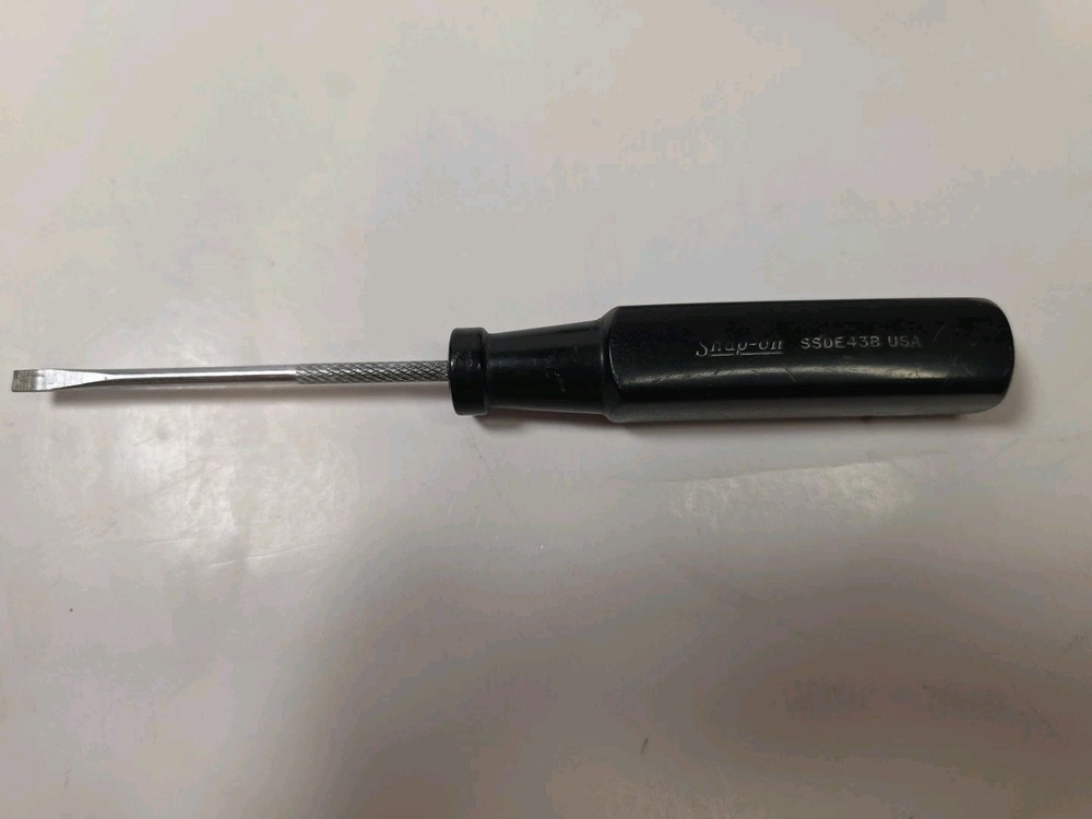 SNAP-ON TOOL 5 pc. SCREWDRIVER SET, Flat and Phillips Black Handle Screwdrivers