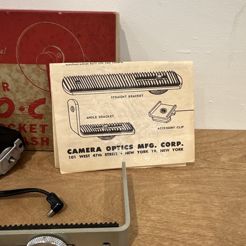 Vintage Camera ''JUNIOR C.O.C POCKET FLASH”