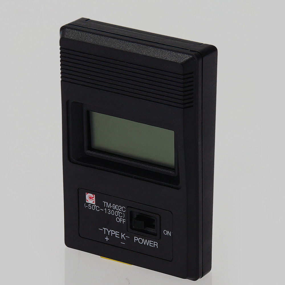 TM902C Digital LCD Thermometer Temperature Reader Meter Sensor K Type Probe
