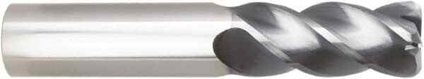 Niagara Cutter 3/16" Diam 4 Flute Single End Solid Carbide 0.01" Corner Radiu...
