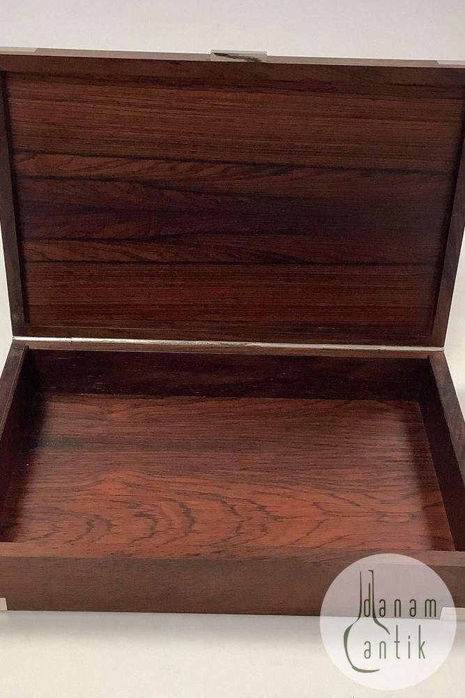 Hans Hansen Sterling Silver and Wood Box