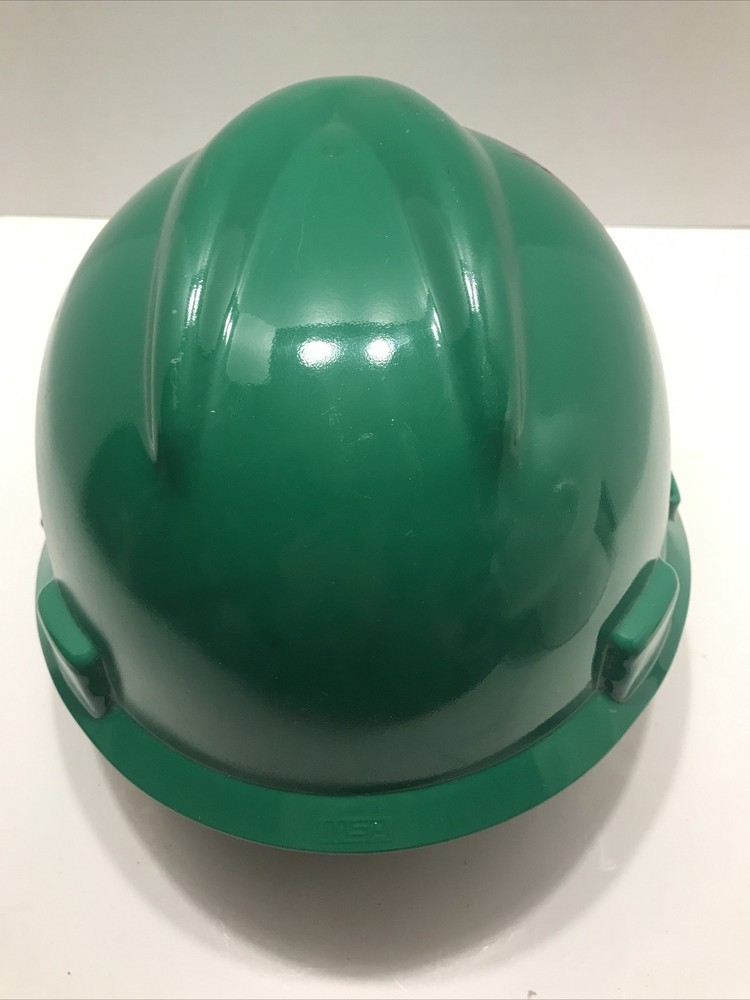 MSA V-Gard Slotted Hat with Fas-Trac Suspension (Class E, Type I) Medium