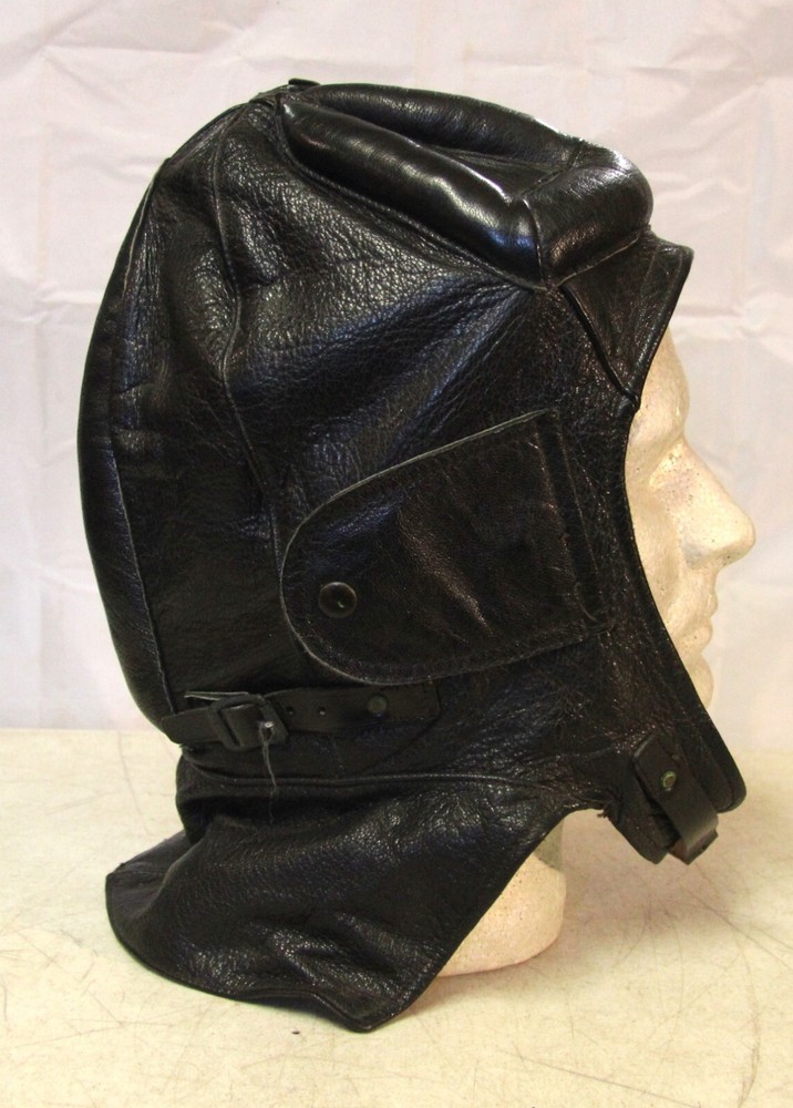 WWII British? leather pilot flight helmet Great condition