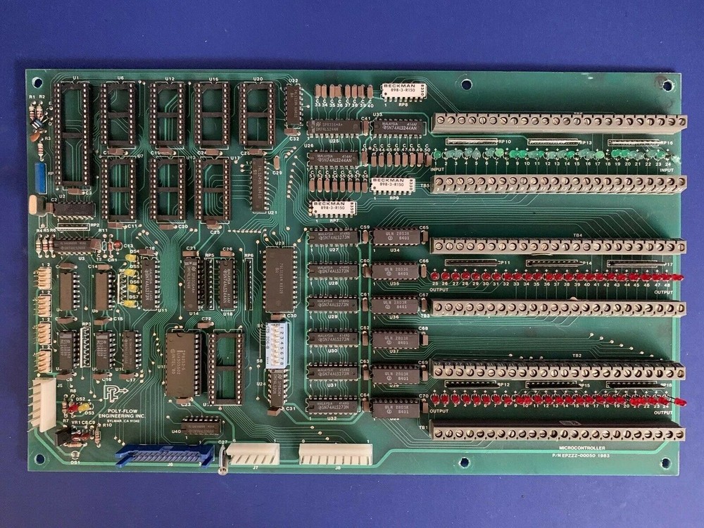 Poly-Flow Engineering EPZZZ-00050 Microcontroller Board PCB, Used