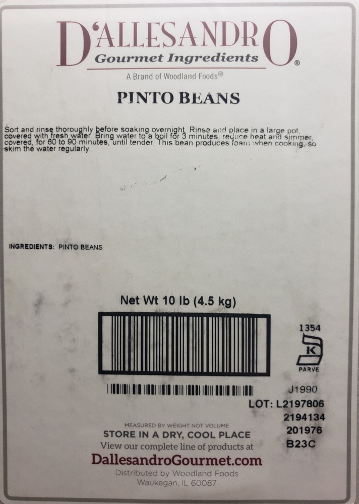 DALLESANDRO - 10 POUND PINTO BEANS