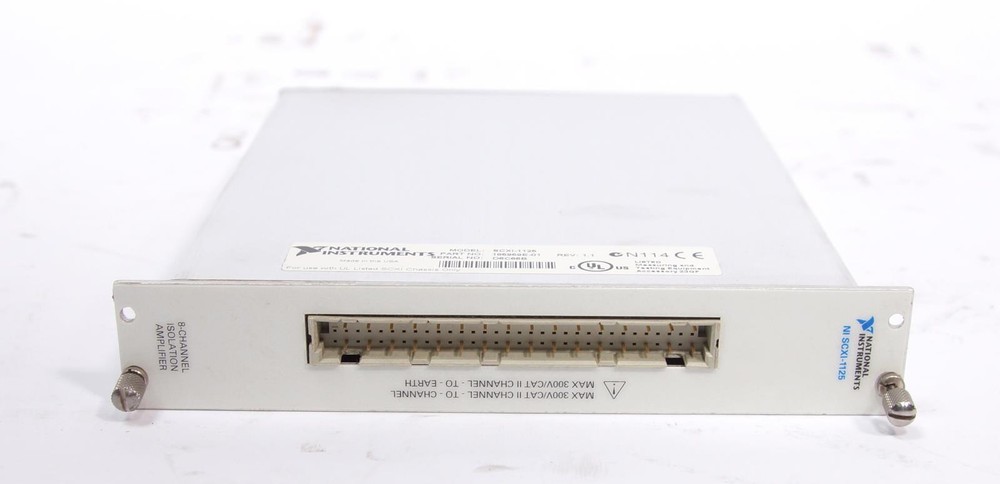 NI National Instruments SCXI-1125 8-channel Isolated Frequency Input Module