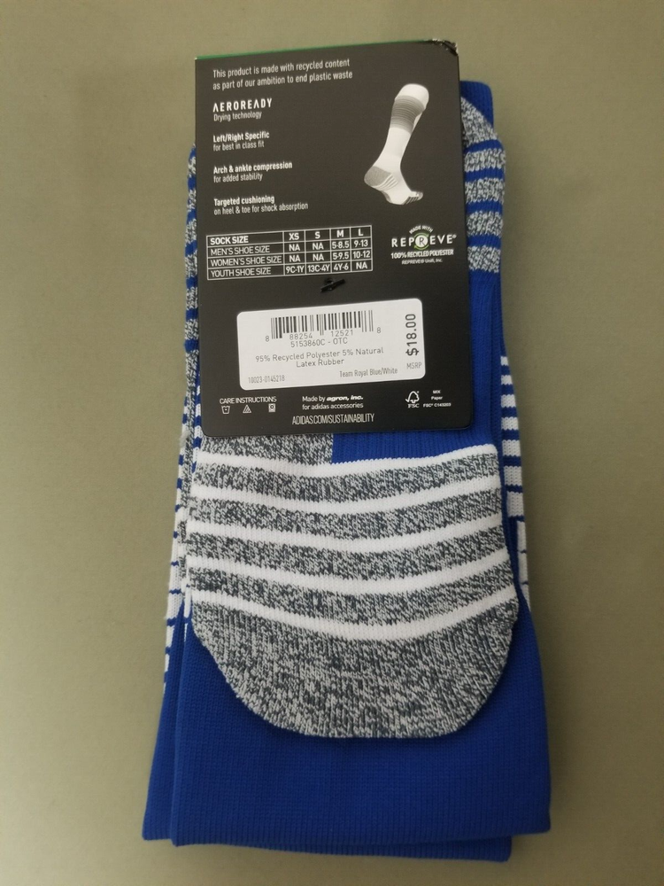 New Adidas Team Speed Soccer Socks.