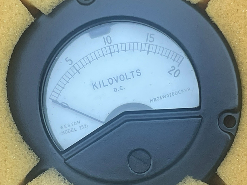 Weston Instruments, 0-20 Kilovolts DC, 2521