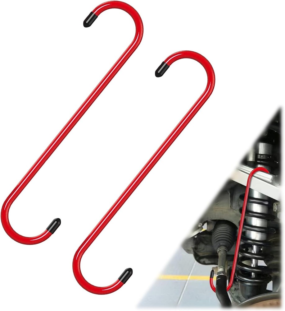 Brake Caliper Hanger Hooks with Rubber Tips