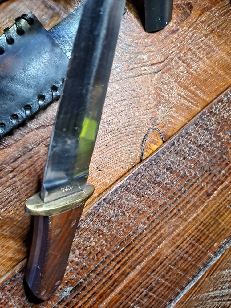 India dagger knife 6 1/2 inch fixed blade