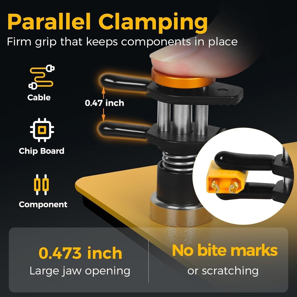Adjustable Third Hand Holder for Electronics