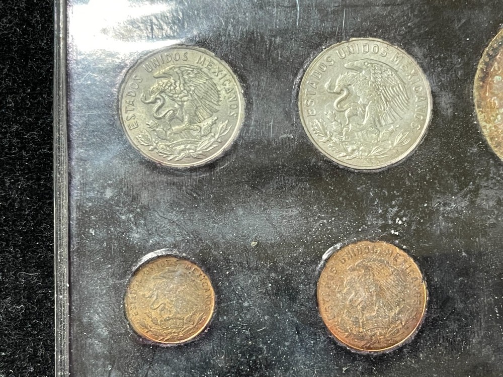 1964 Mexico 6 Coins Mint Set #2