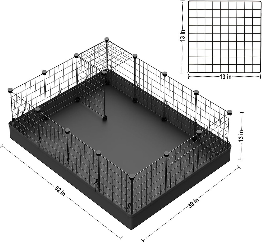 Multi-Functional Metal Wire Cube Storage Organizer Animal Cage