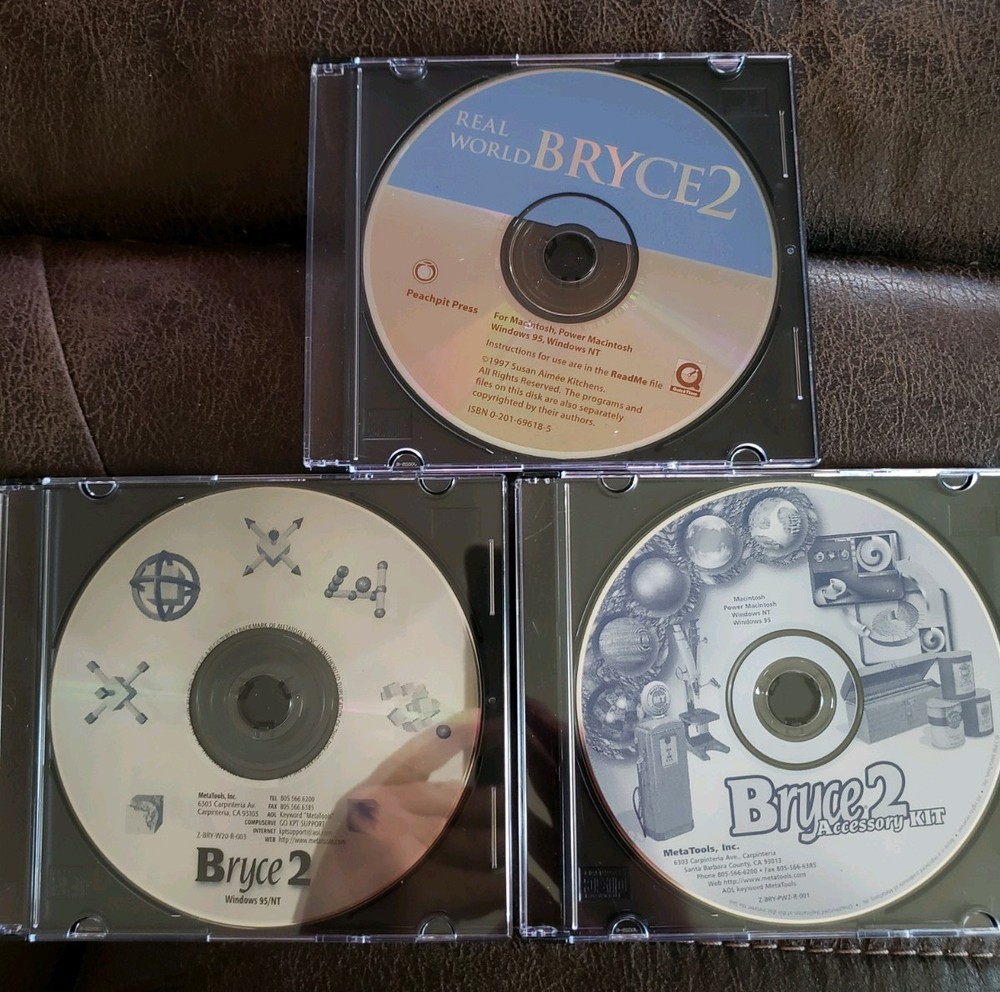 Vintage Bryce 2 PC Discs