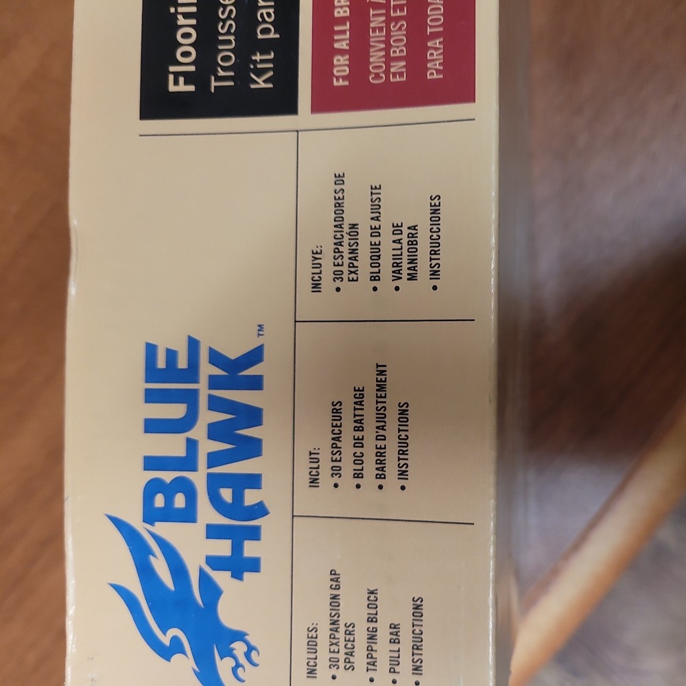 Blue Hawk Flooring Installation kit Tapping block, pull bar 30 expansion spacers