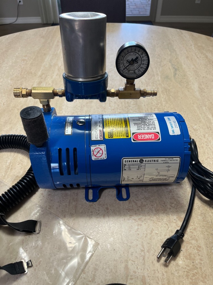 SAS Supplied Air Pump System 1/3 Hp and Half Mask