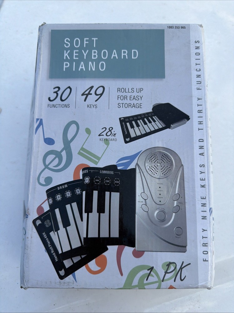 Soft Keyboard Piano Rollup 49 Keys 30 Functions WORKS!