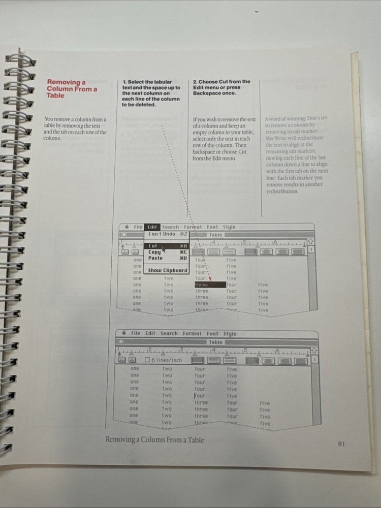 1986 Apple Macintosh MacTerminal User Guide Manual