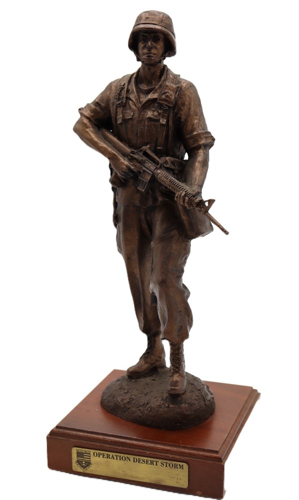 “Desert Liberator” Operation Desert Storm Sculpture By David LaRocca Numbered