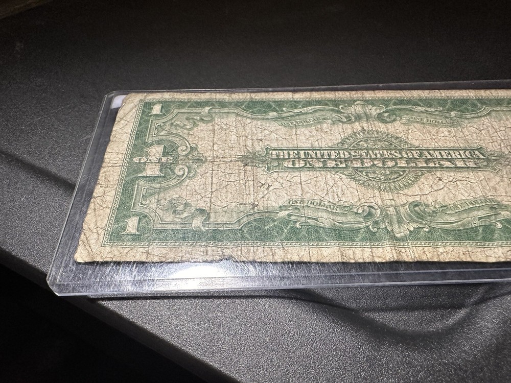 1923 $1 ONE DOLLAR “HORSE BLANKET” SILVER CERTIFICATE LARGE NOTE