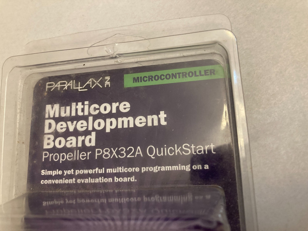 NEW Parallax propeller P8X32A Quickstart multi-core microcontroller development
