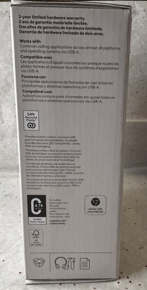 Logitech H390 USB Wired Headset