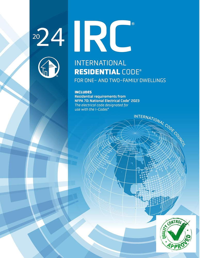 2024 IRC International Residential Code PAPERBACK