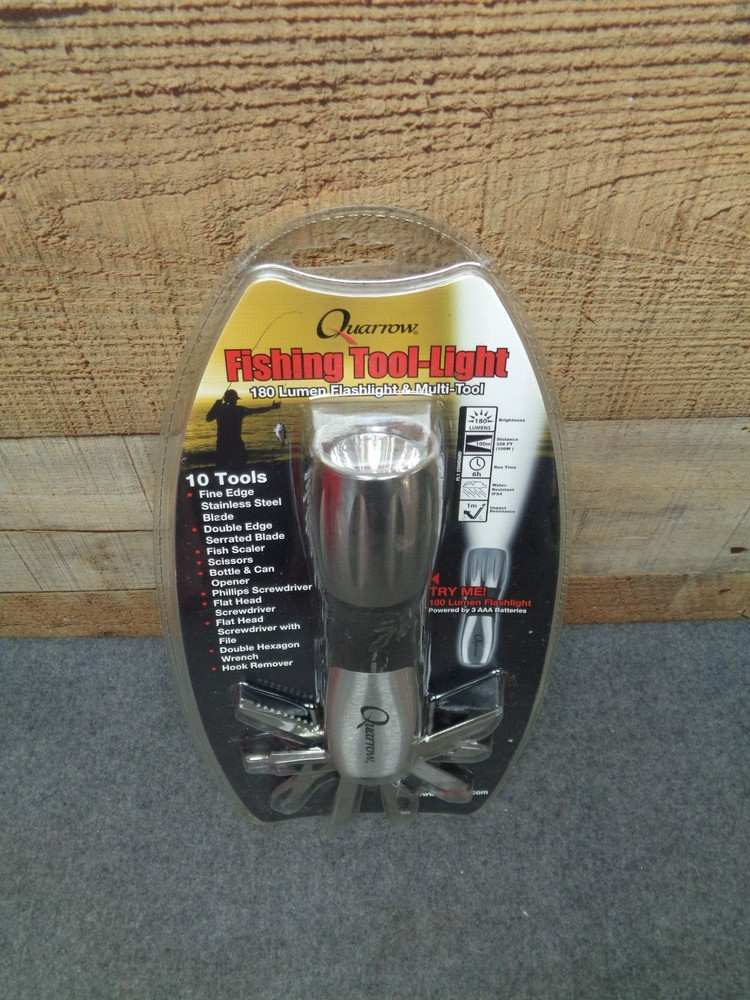 Quarrow Fishing Tool- Light/Multi-Tool- Flashlight
