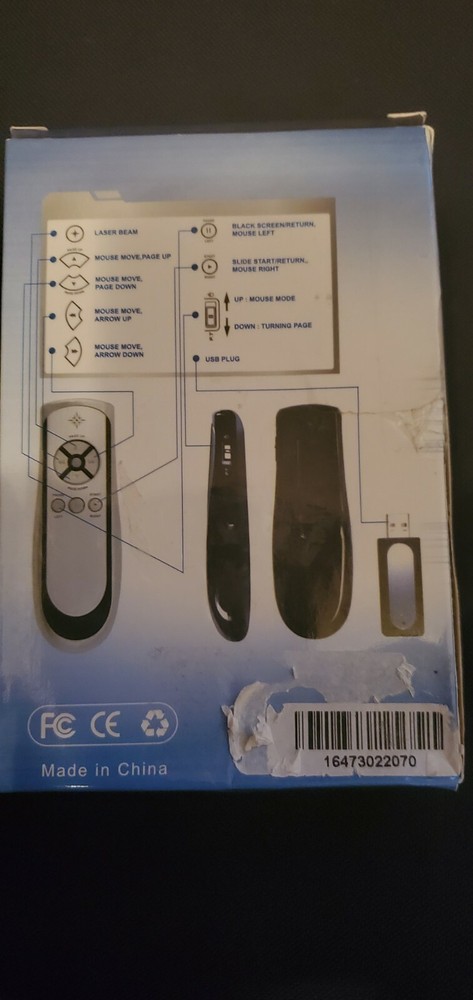 Sanoxy 2.4 GHz Wireless Presenter NWT