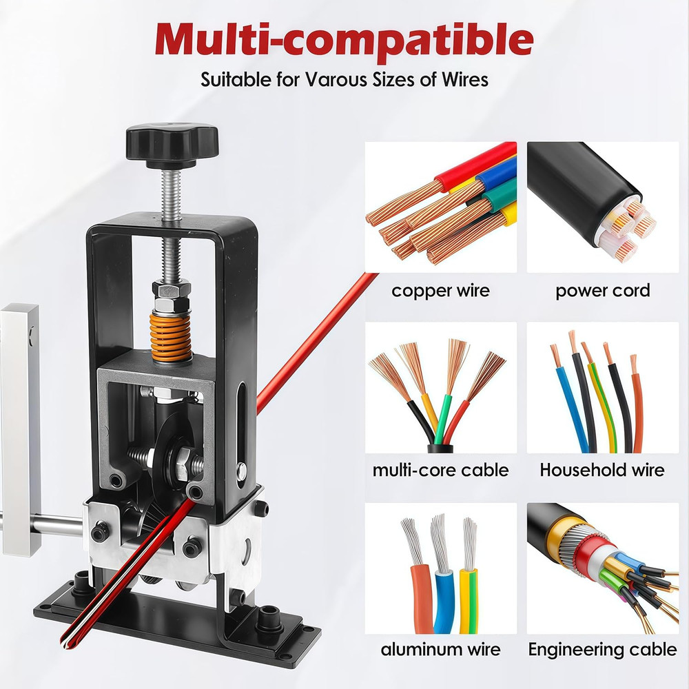 Manual Wire Stripper Tool Wire Stripping Machine - Labor-Saving -Duty Stripper f