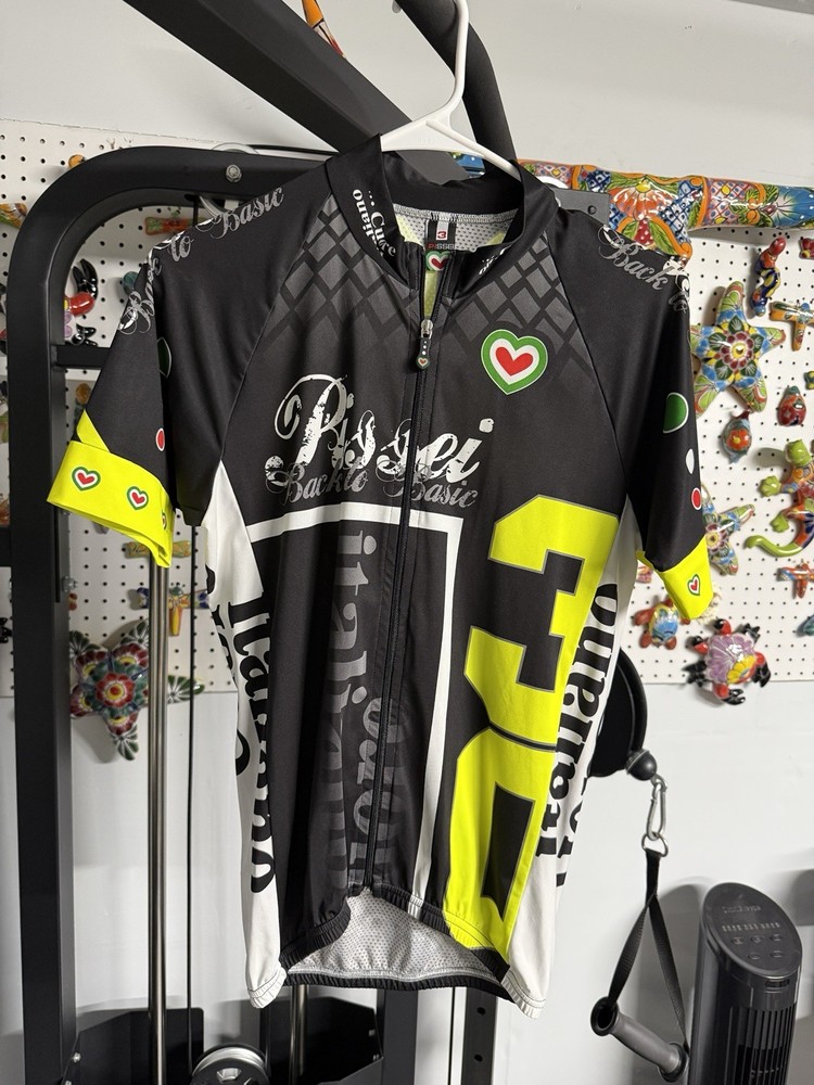 PISSEI “Back to Basic” Cycling Kit (Jersey + Bib) – Men’s Size 3 / Medium – #30
